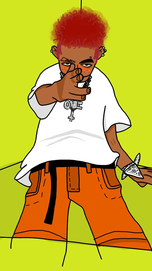 街舞breaking插画街头潮涂鸦|插画|新锐潮流插画|小万one1 - 原创作品