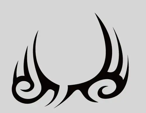 这图腾很简单啊 就几条线而已