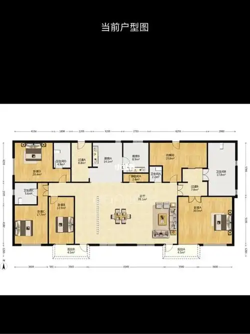 豪宅一梯一户大平层