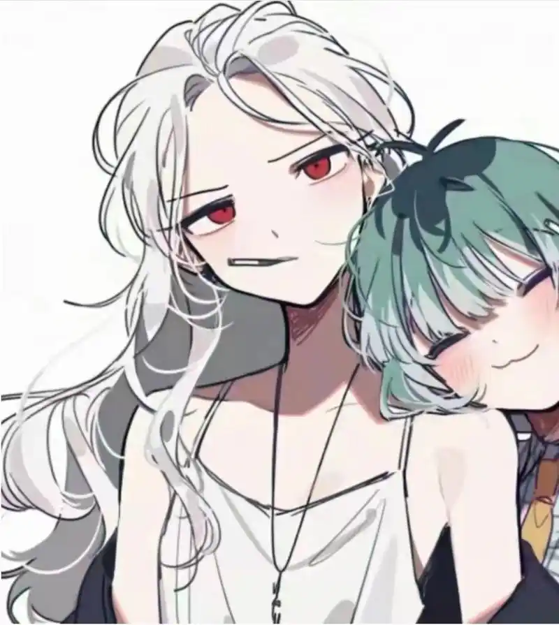 女头像闺蜜一萌一酷  9696闺闺怎么还不找我换上