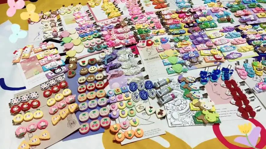 奶油胶发夹任选99米3个