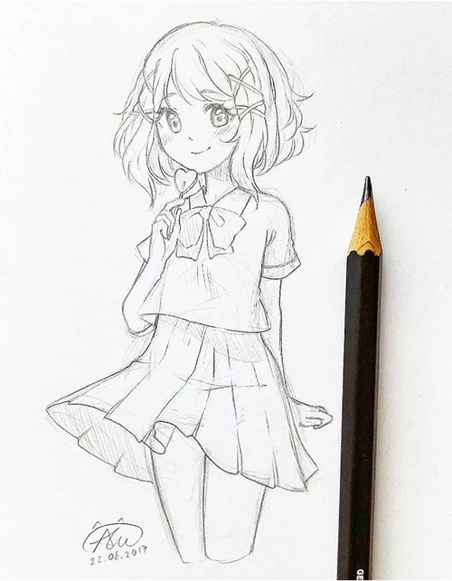 唯美的动漫人物绘画你需要画一波