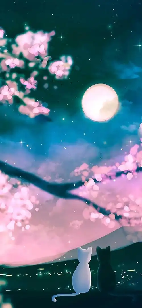 高清壁纸无水印 蓝紫色梦幻朦胧壁纸