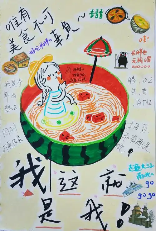 高一11班(中意班)海报专题作业 —— 我就是"我"