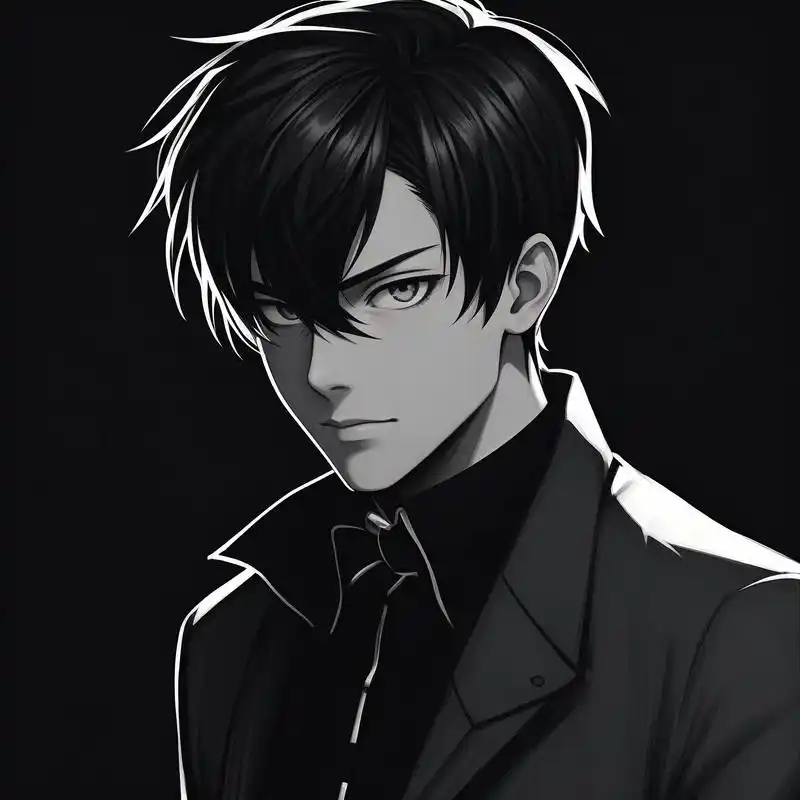 97 黑色系男性头像精选 97