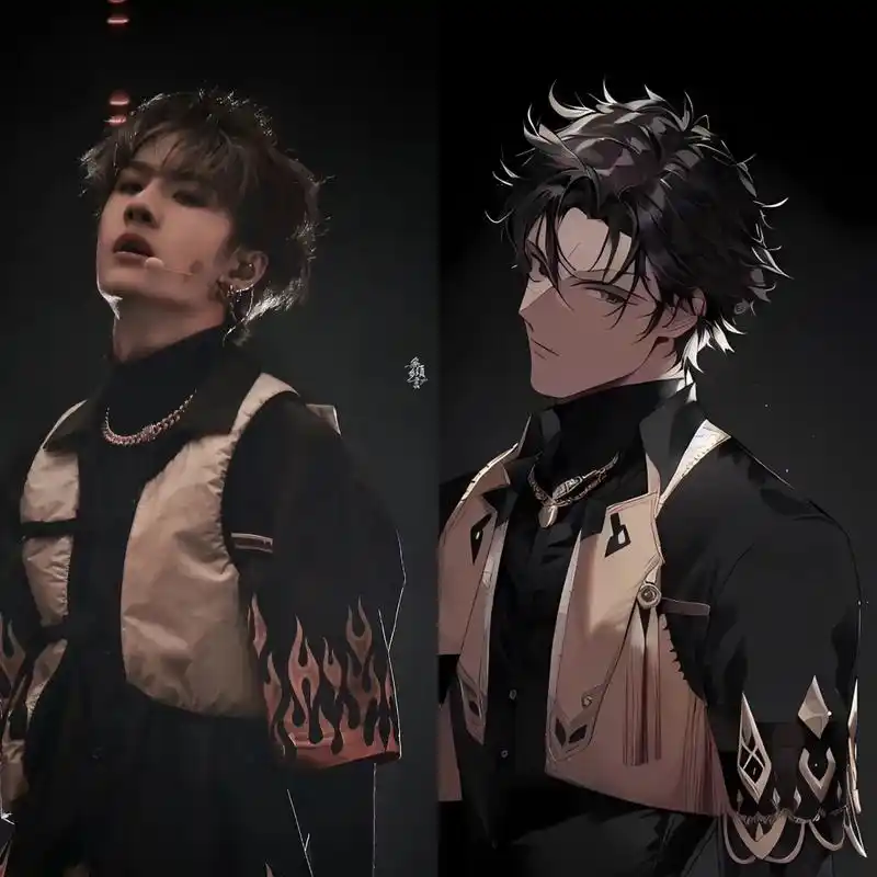 漫画干不过真人系列#王一博 #意间ai绘画 #突破次元壁 # - 抖音