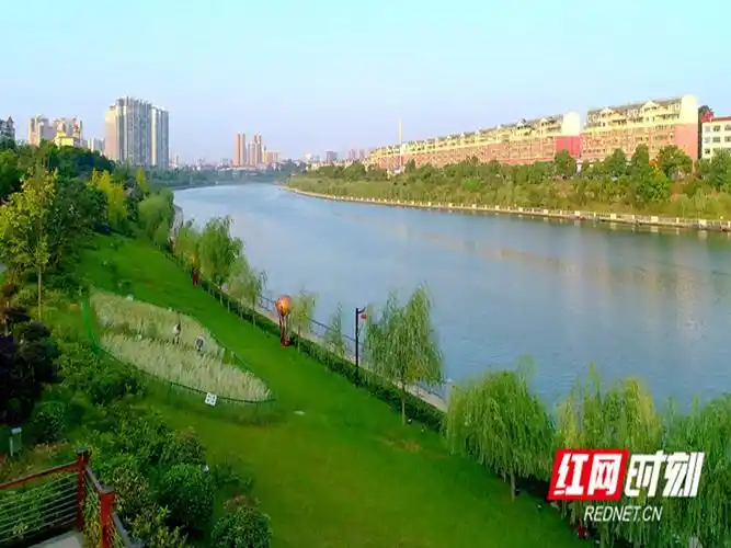 鹤城区舞水河综合治理初见成效