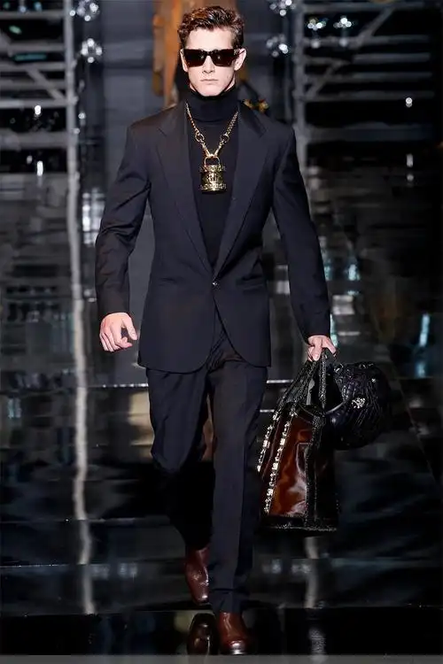 【转载】米兰时装周之范思哲(versace)2014年男装秋冬系列秀