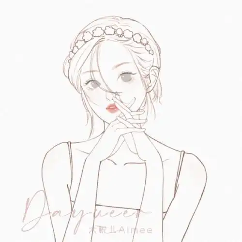 少女头像线稿速涂~ 作者:大悦儿_aimee ​ … - 堆糖,美图壁纸兴趣