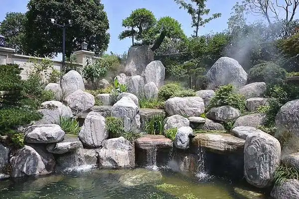 黑色雨花石抛光鹅卵石园林路面阳台草地装饰石