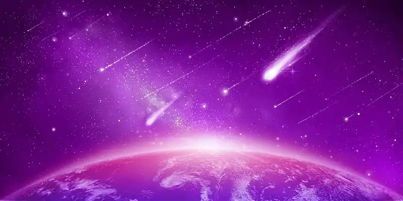 紫色星空背景图片