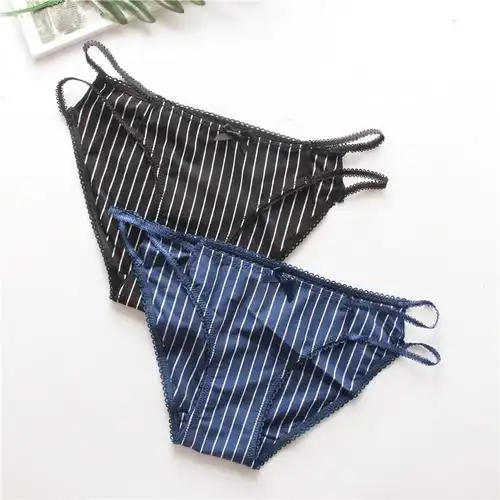 女士系带三角内裤 全棉质低腰女士内裤现货情侣款-阿里巴巴