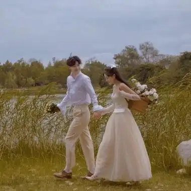 唯美清新很甜很撩的情侣头像图片