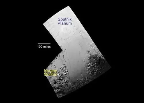 ()nasa公布冥王星多样地表清晰影像资料(组图)