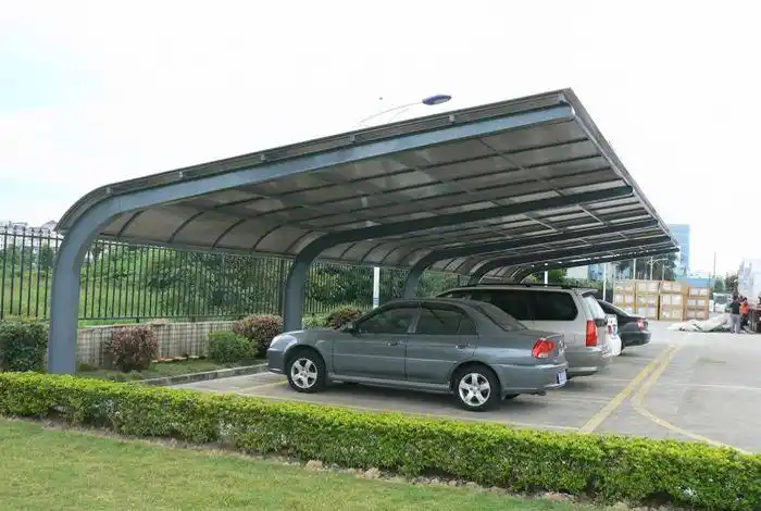 钢结构车棚的功能和效果