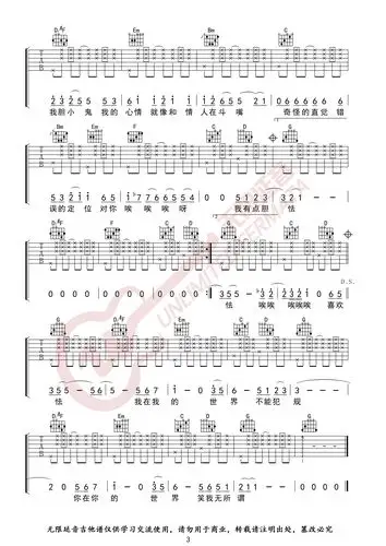 梁咏琪胆小鬼吉他谱