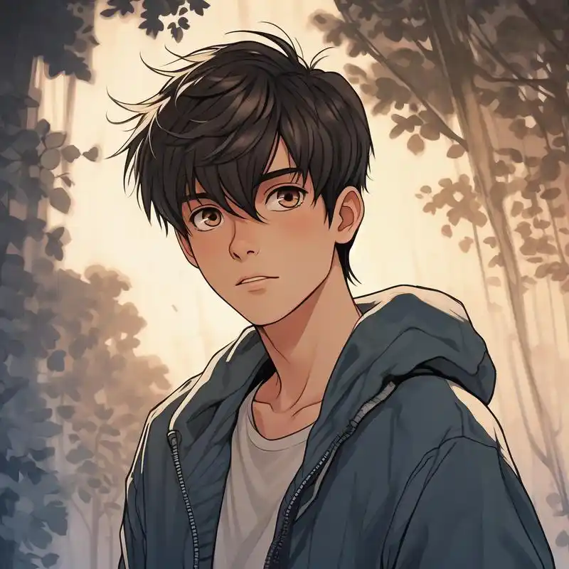 🎨手绘风男生头像精选 这里有一系列手绘风格的男生头像,每一个都