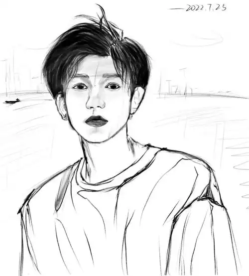 first#王源  #画画的日常