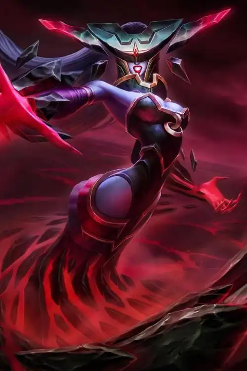 英雄联盟冰女丽桑卓冰霜女巫血石妖后皮肤10