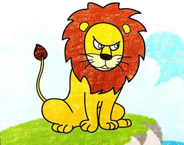 神奇动物简笔画彩色