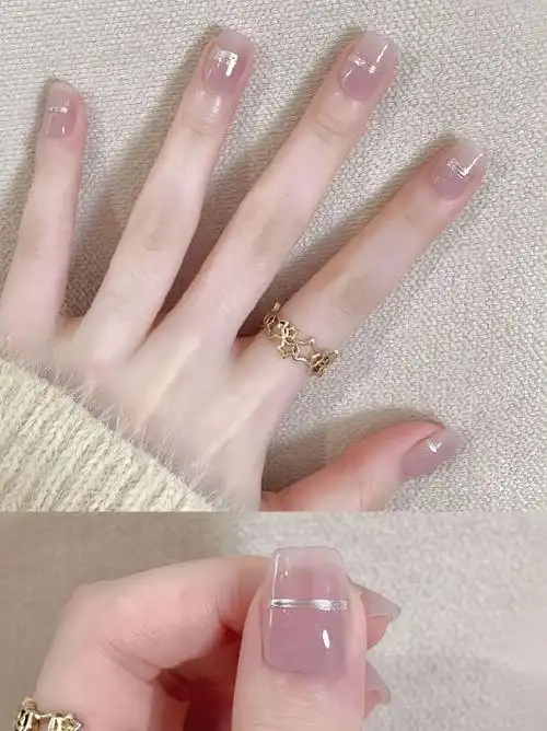 仙女无法抗拒的美甲 满足你的少女心 高级显白美甲 #短指甲也可以这么