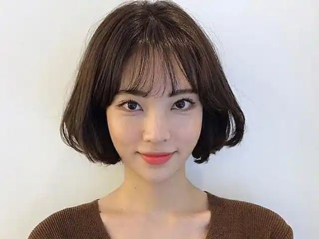 夏天太热想剪头发看看内扣发型