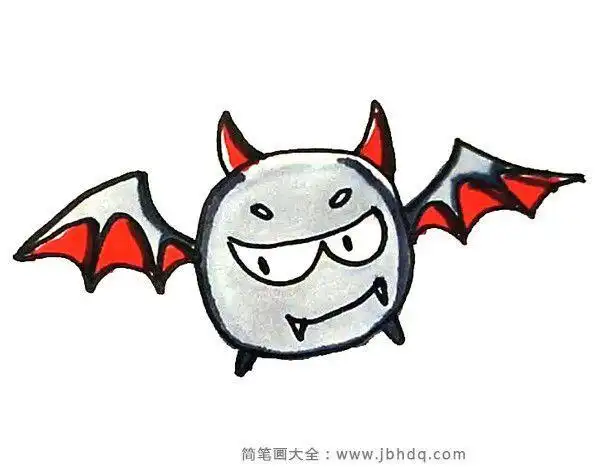 可爱的小恶魔简笔画教程