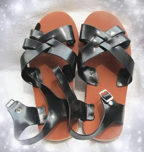 泡沫凉鞋男士轻便老式复古潮夏季软底沙滩鞋8090后怀旧父亲爸爸鞋品质