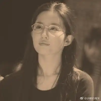 刘亦菲 宋晓青 2010电影《恋爱通告》戴眼镜的学姐图源@许鲸的海洋