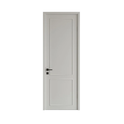 tatatata木门定制室内卧室门木门平开门免漆dm006单开门莫兰迪深灰色