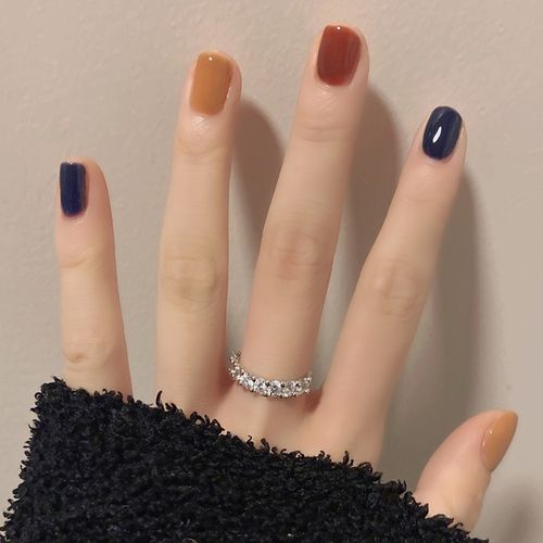 网红款夏天指甲油胶2021年新款流行色青柠绿三色小套系美甲店专用