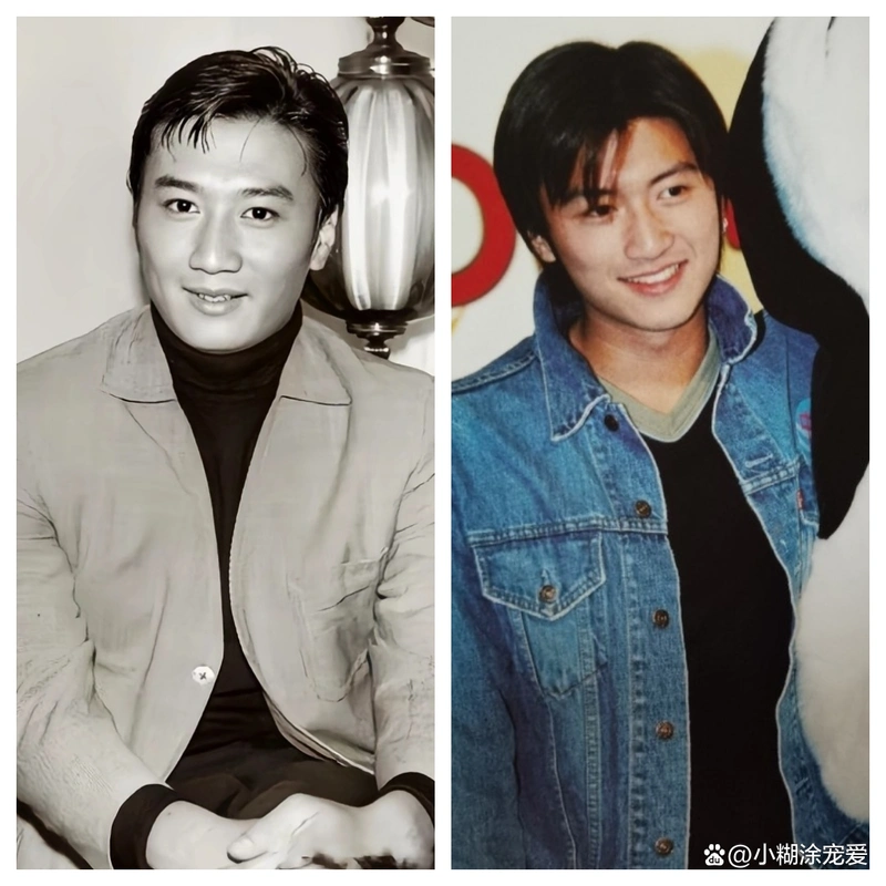 谢霆锋长得很像他爸爸谢贤年轻时的样子