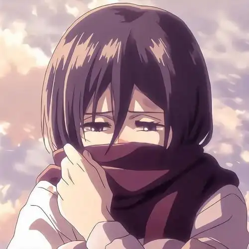 进击的巨人>三笠阿克曼,动漫头像壁纸自剪无水印分享