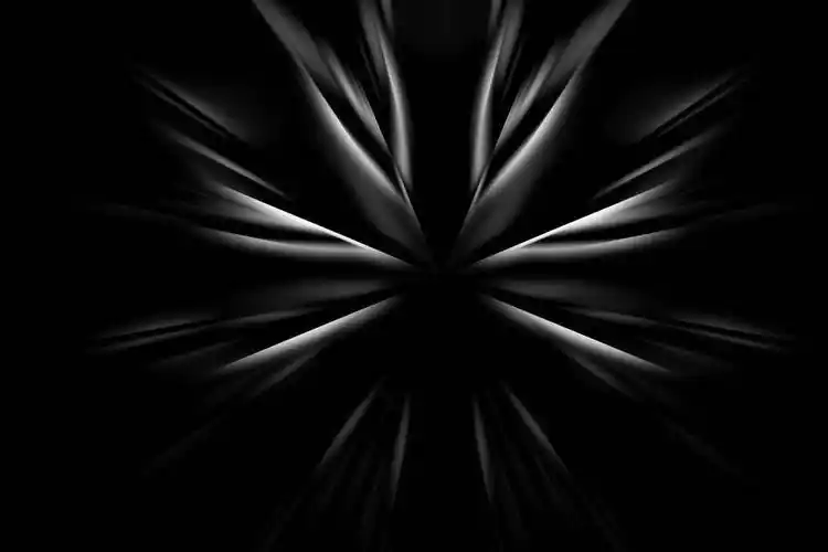 创意简约黑色光束效果高清壁纸