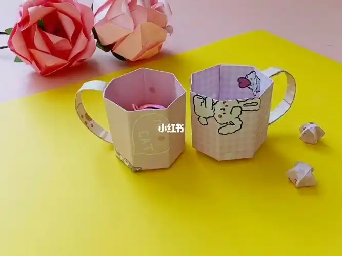 手工  #收纳盒  #折纸