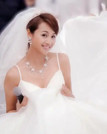 曹颖披百万婚纱出镜 被指婚期将近(组图)