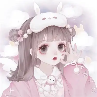 卡通闺蜜头像小清新可爱高清卡通呆萌闺蜜头像图片