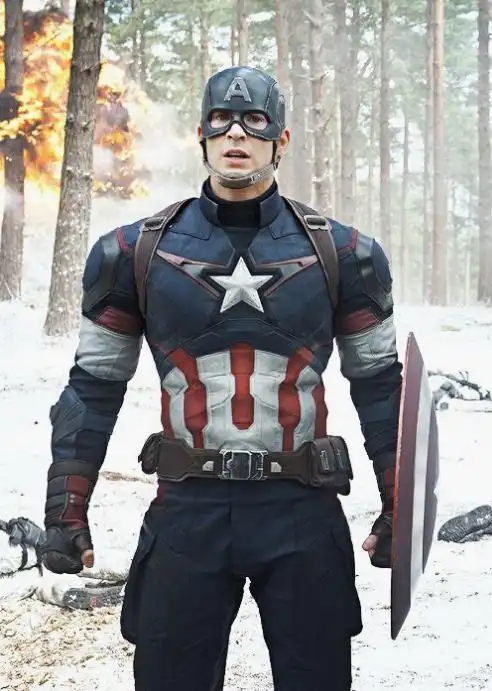 美国队长帅气照片来一波,隔壁花痴女同事:好想给他生一堆猴子啊