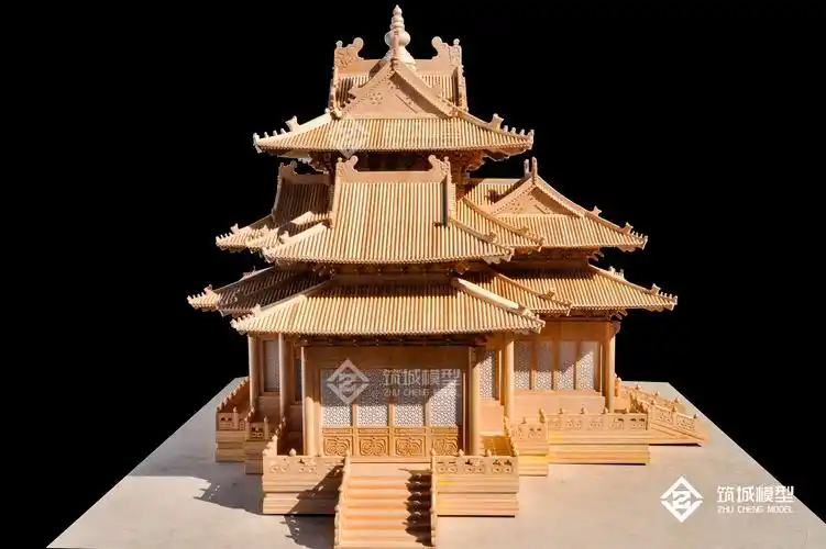 故宫角楼-古建筑模型