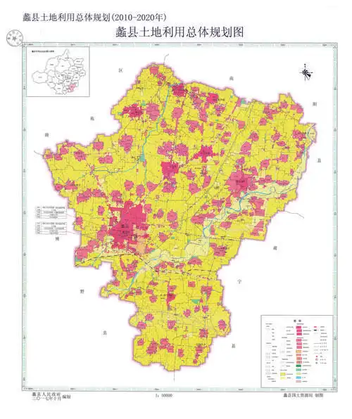 蠡县2018年第一批次建设用地的标注征地位置的规划