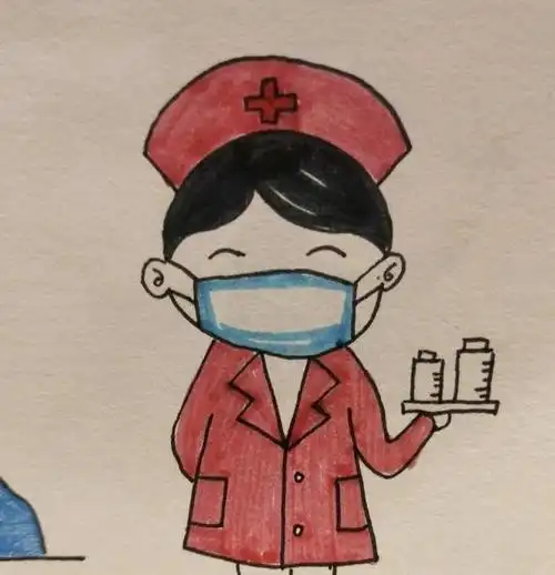 五,怎么画白衣天使简笔画呢?