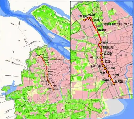 事实上,上海嘉闵线的北延伸,才是一个关键的信息,这条线路以联络线为