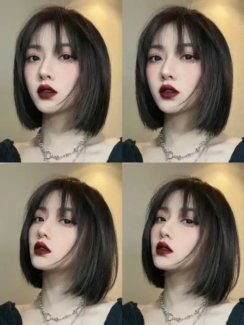 气质型短发适合圆脸女生的