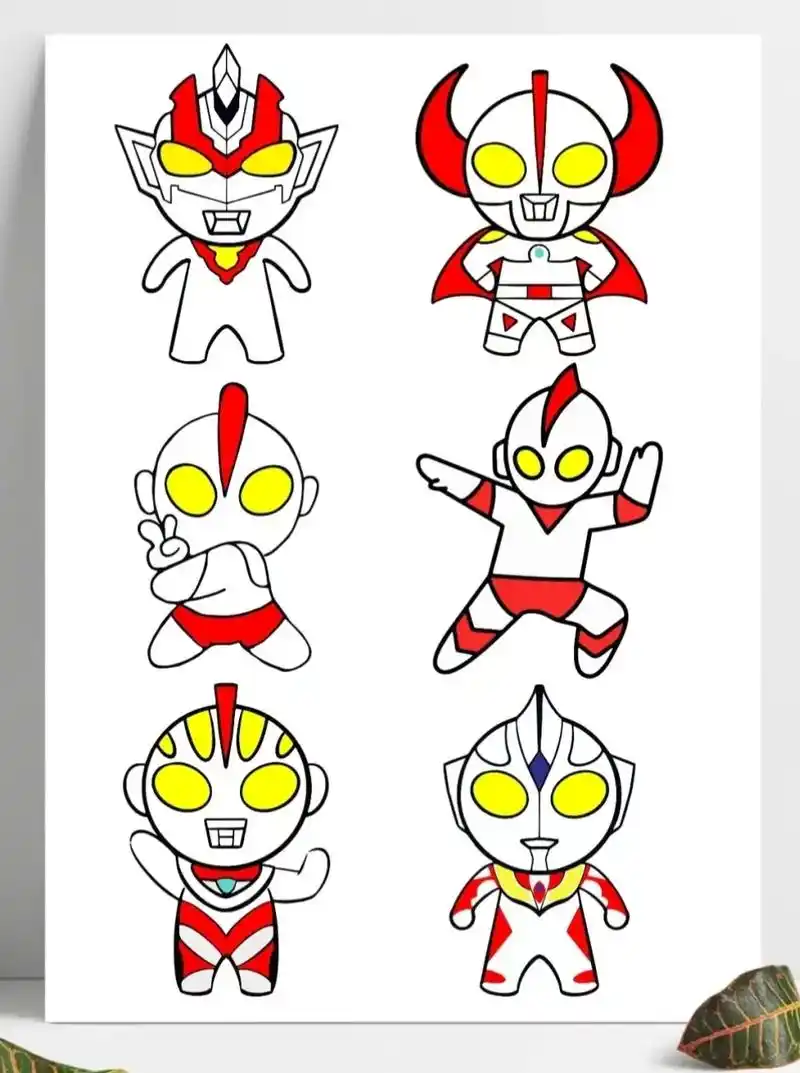 奥特曼简笔画,奥特曼怎么画#奥特曼儿童画 #马克笔手绘 #超 - 抖音