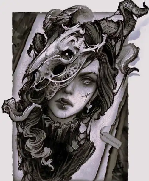 暗黑欧美纹身手稿集