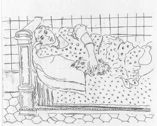 马蒂斯的速写线条好美妙