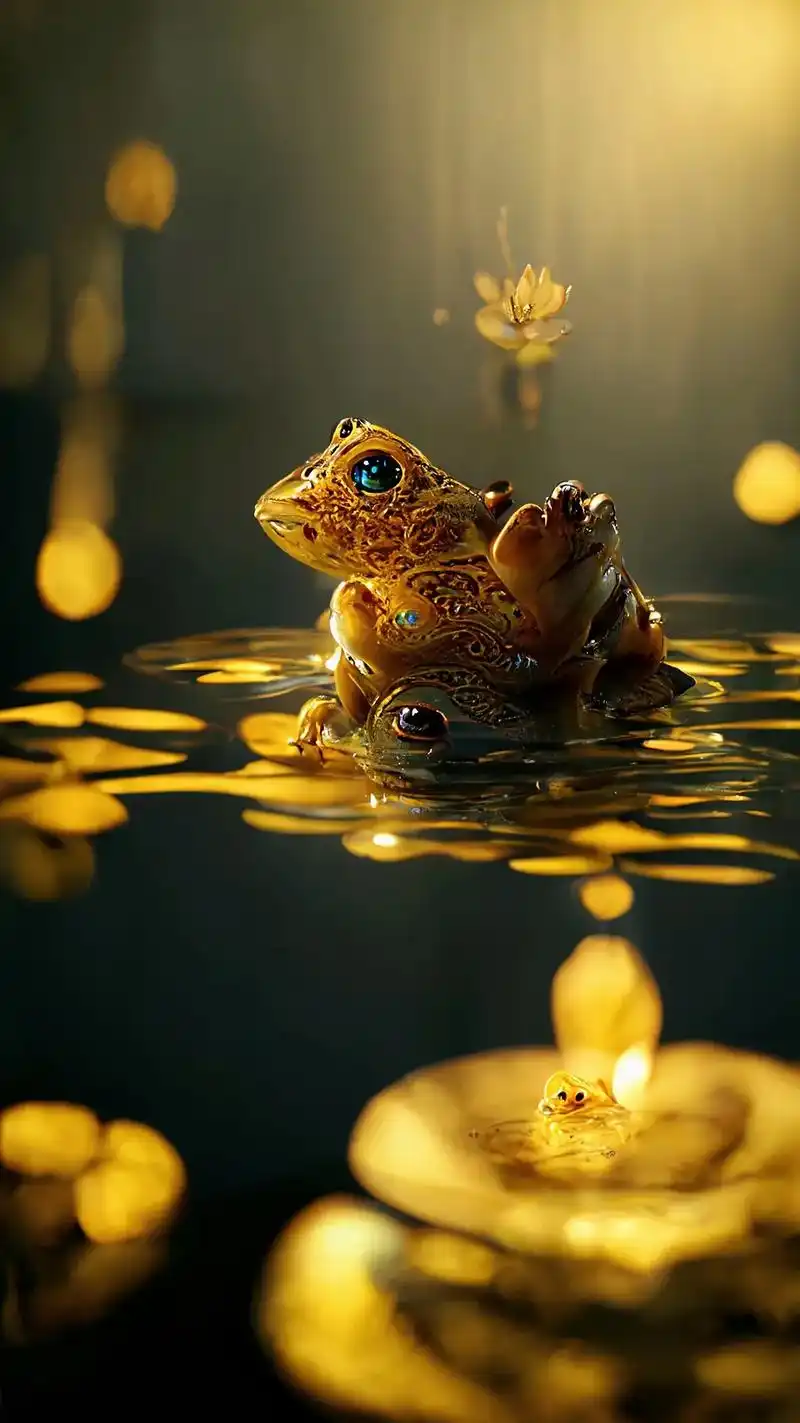 金蟾的寓意是,财源滚滚,日进斗金,当你刷到金蟾时,说明你的财 - 抖音