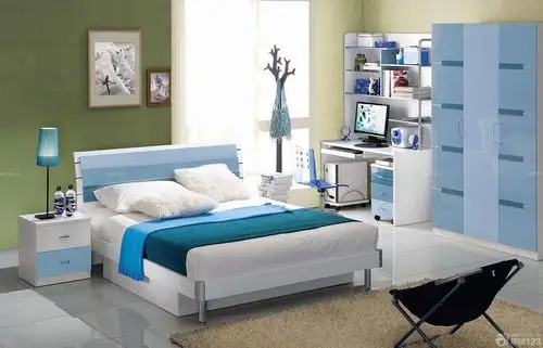 简约风格青少年卧室设计装修效果图