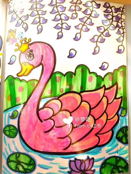 简笔画鹅学前教育技能高考30分钟原创