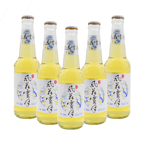 风花雪月啤酒大理啤酒淡爽型啤酒325ml*24瓶风花雪月啤非茉莉花味